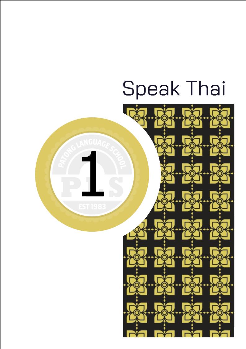 Speak Thai Book 1
